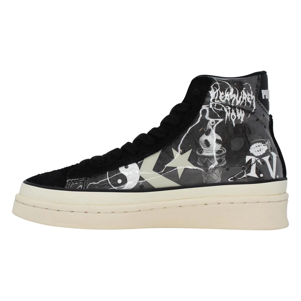 商品Converse|Converse Pro Leather Mid Black/White/Egret  165602C Men's,价格¥210,第2张图片详细描述