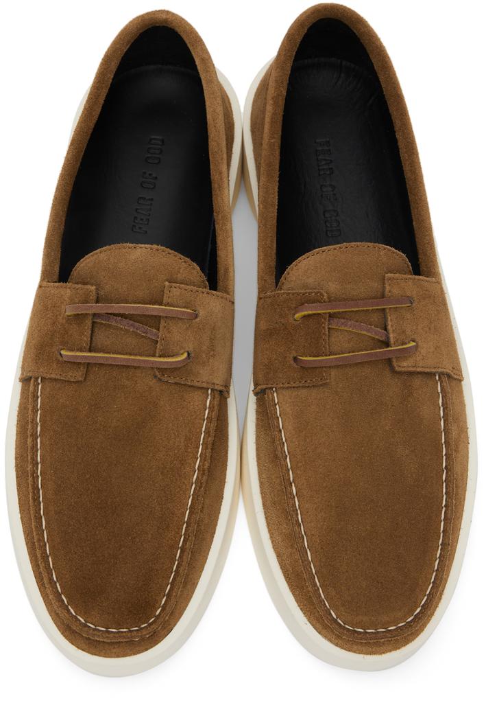 Brown Suede Boat Shoes商品第5张图片规格展示