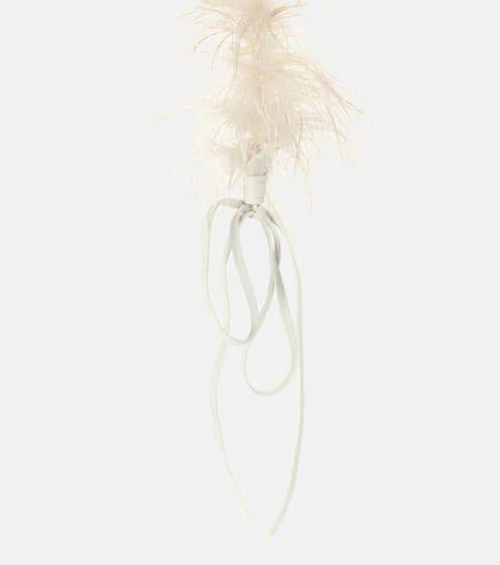 商品Prada|Feather-trimmed shoulder strap,价格¥4811,第2张图片详细描述