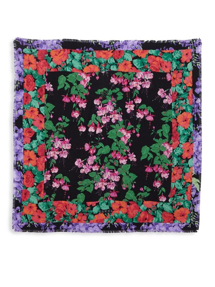 商品Gucci|Lenis Silk Scarf,价格¥1627,第2张图片详细描述