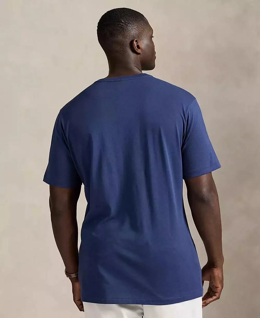 商品Ralph Lauren|Men's Big & Tall Jersey V-Neck T-Shirt,价格¥437,第2张图片详细描述