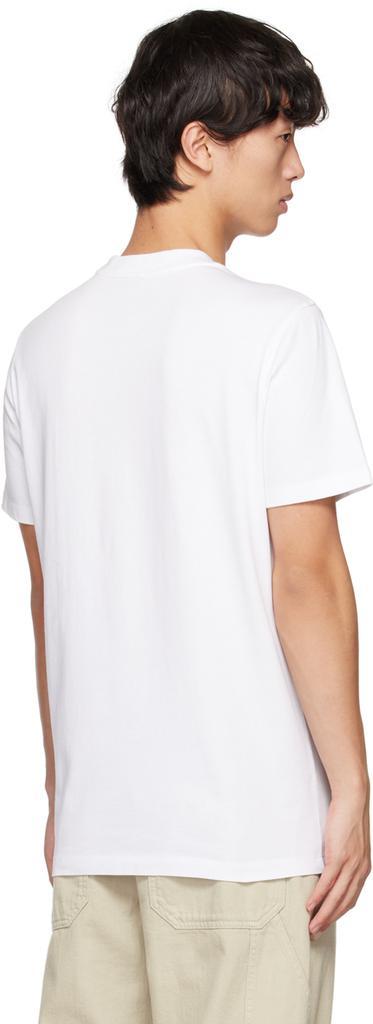 商品Moncler|White Monogram T-Shirt,价格¥2644,第5张图片详细描述