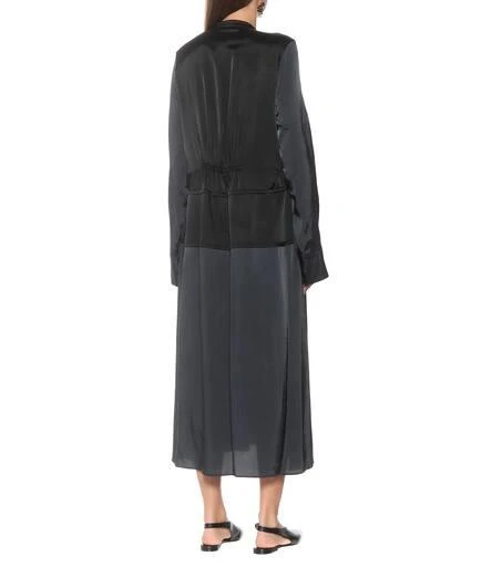 商品Jil Sander|弹力斜纹布中长连衣裙,价格¥8892,第3张图片详细描述