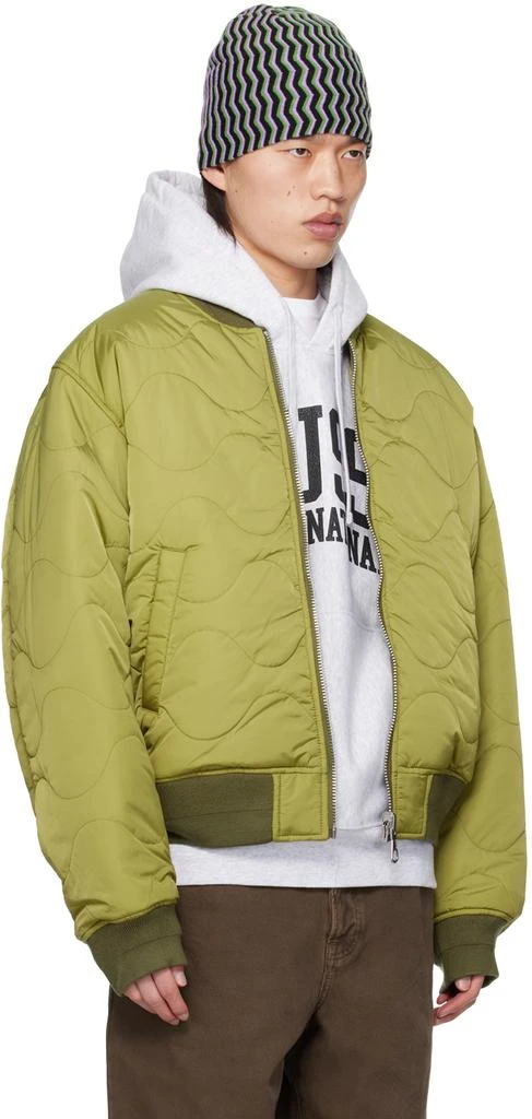 商品STUSSY|Khaki Built Reversible Bomber Jacket,价格¥2280,第4张图片详细描述