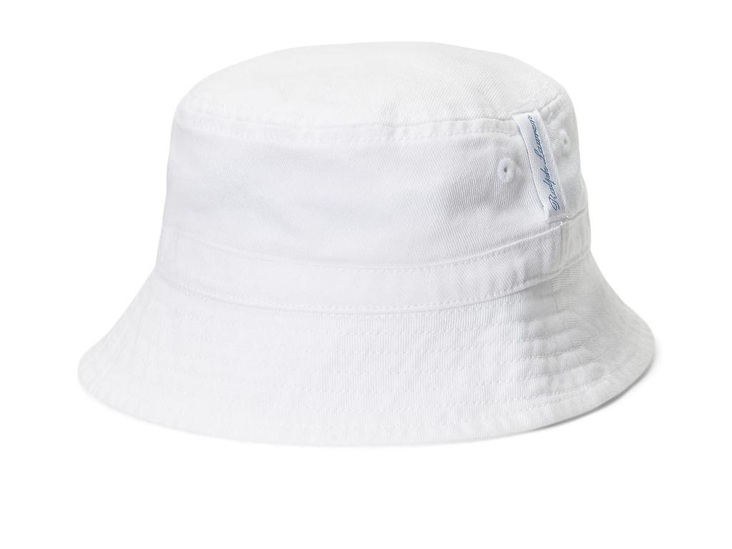 Polo Bear Cotton Twill Bucket Hat (Infant)商品第2张图片规格展示