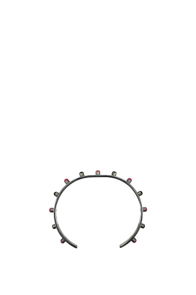 Bracelets Brass Silver Fuchsia商品第1张图片规格展示