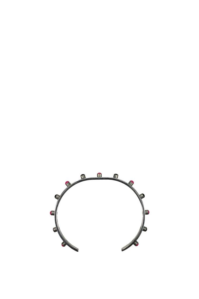 商品Celine|Bracelets Brass Silver Fuchsia,价格¥1829,第1张图片