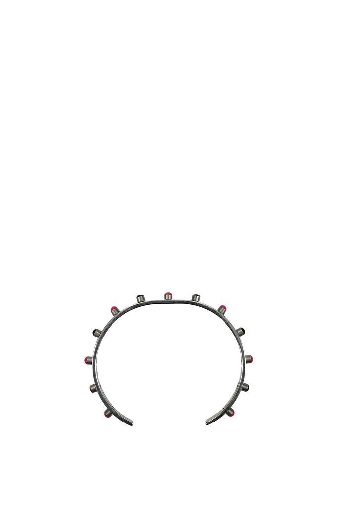 商品Celine|Bracelets Brass Silver Fuchsia,价格¥1490,第1张图片