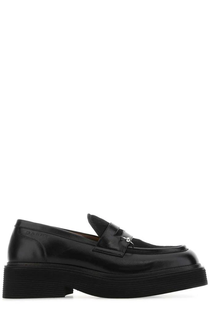 商品Marni|Marni Pierced Hair Slip-On Loafers,价格¥3480,第1张图片