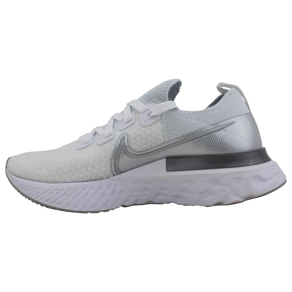 商品NIKE|Nike React Infinity Run Flyknit True White/Metallic Silver  CD4372-101 Women's,价格¥483,第2张图片详细描述