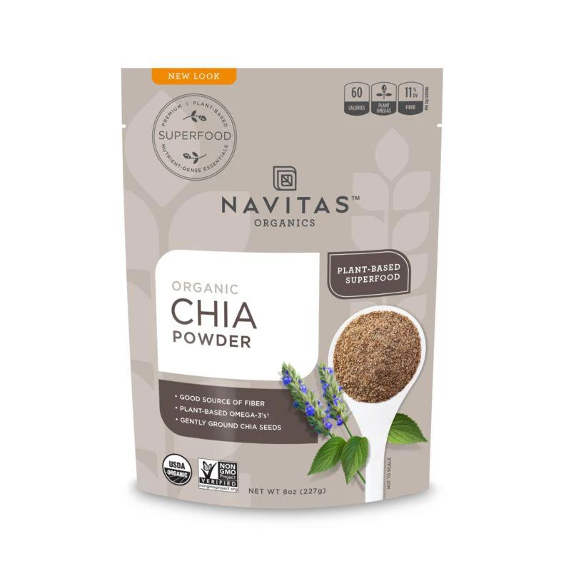 商品navitas|NAVITAS美国USDA认证有机奇亚籽粉 227G,价格¥289,第1张图片