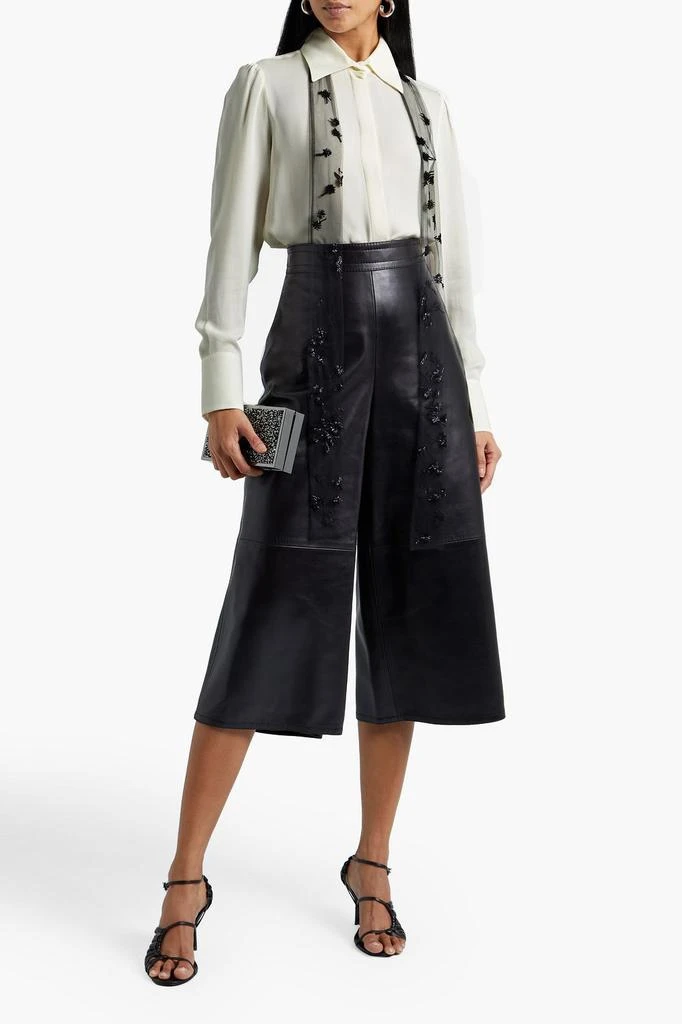 商品Valentino|Tie-neck silk crepe de chine shirt,价格¥8588,第4张图片详细描述