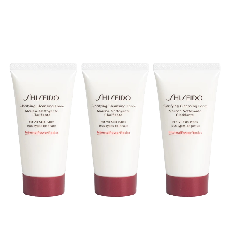 商品Shiseido|【3件包邮装】 SHISEIDO 资生堂 红腰子中小样洁面 50ML*3,价格¥154,第1张图片