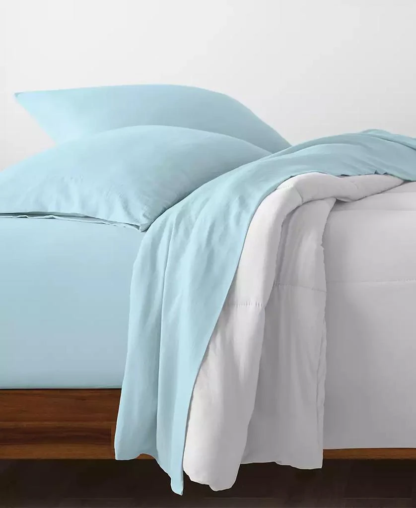 商品Ella Jayne|Percale Cool and Crisp 300 Thread Count 100% Cotton Pillowcase Set, King,价格¥288,第2张图片详细描述