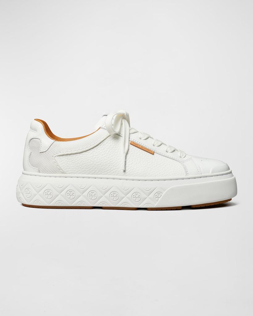 商品Tory Burch|Ladybug Monogram Mix Leather Fashion Sneakers,价格¥2199,第1张图片