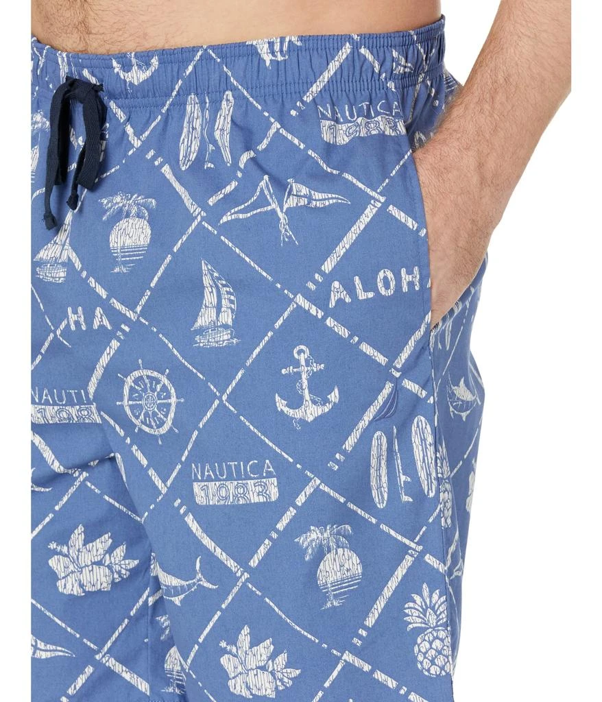 商品Nautica|Aloha Print Sleep Shorts,价格¥158,第3张图片详细描述