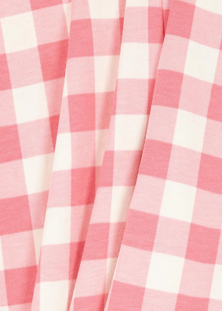 商品Mini Rodini|KIDS Pink gingham stretch-cotton leggings,价格¥122,第2张图片详细描述