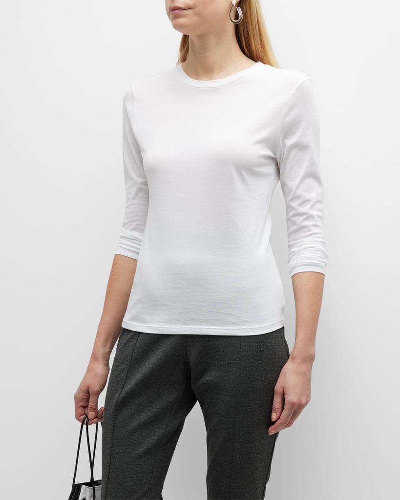 商品Theory|Tiny Tee Long-Sleeve Cotton T-Shirt,价格¥599,第1张图片