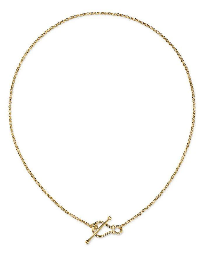 商品Bloomingdale's|Rolo Link Toggle Necklace in 14K Yellow Gold, 18",价格¥8296,第1张图片