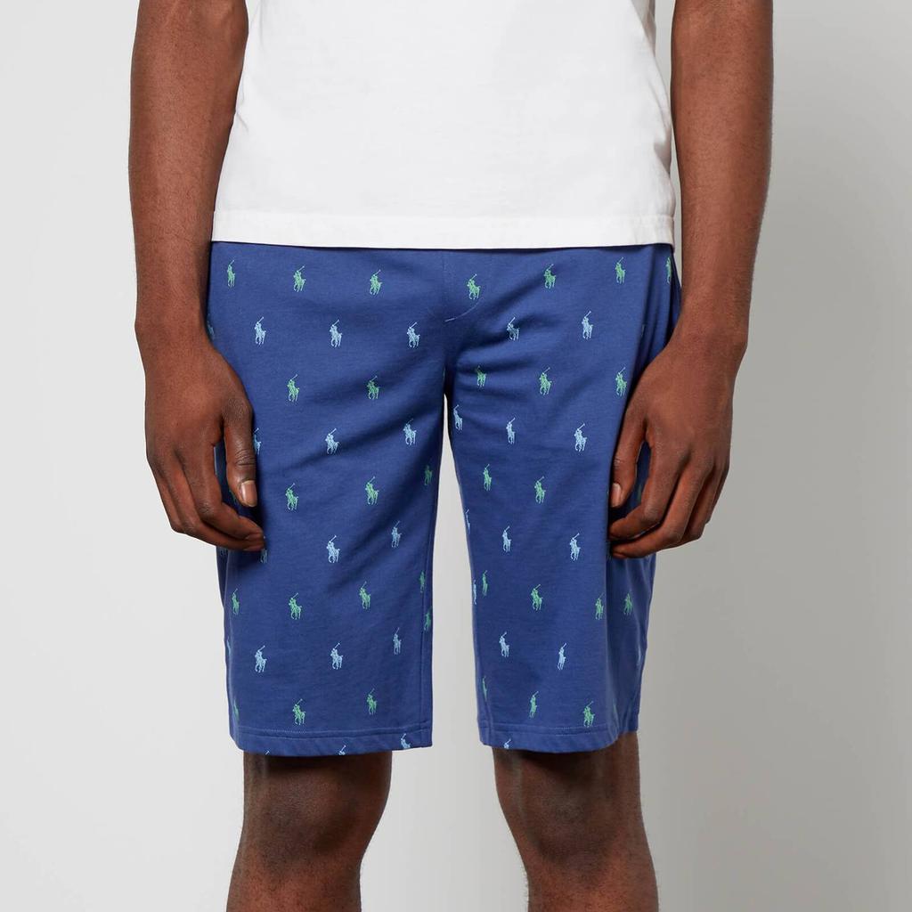 商品Ralph Lauren|Polo Ralph Lauren Men's All Over Print Slim Sleep Shorts - Light Navy,价格¥210,第1张图片