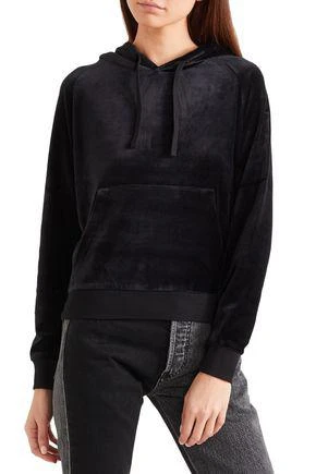 商品Vetements|Crystal-embellished velour hooded top,价格¥3563,第2张图片详细描述