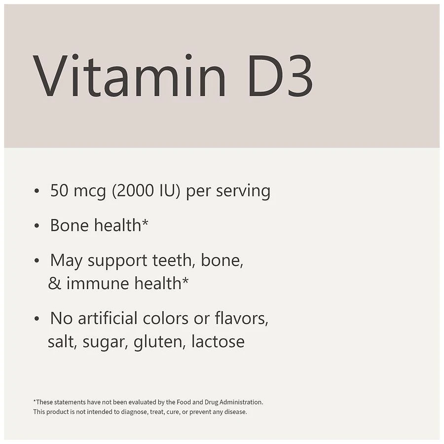 Vitamin D3 50 mcg Softgels (440 days) 商品