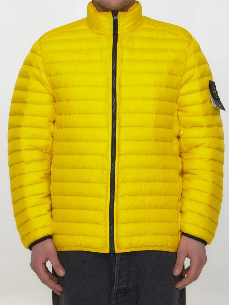 商品Stone Island|Stone Island Logo Patch Zip-Up Padded Jacket,价格¥2827,第1张图片