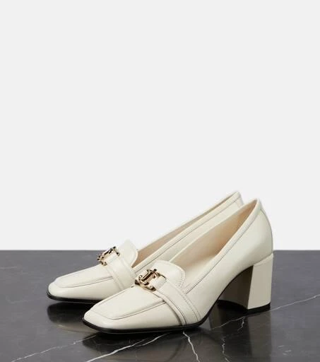 商品Jimmy Choo|Evin 65皮革乐福高跟鞋,价格¥6243,第5张图片详细描述