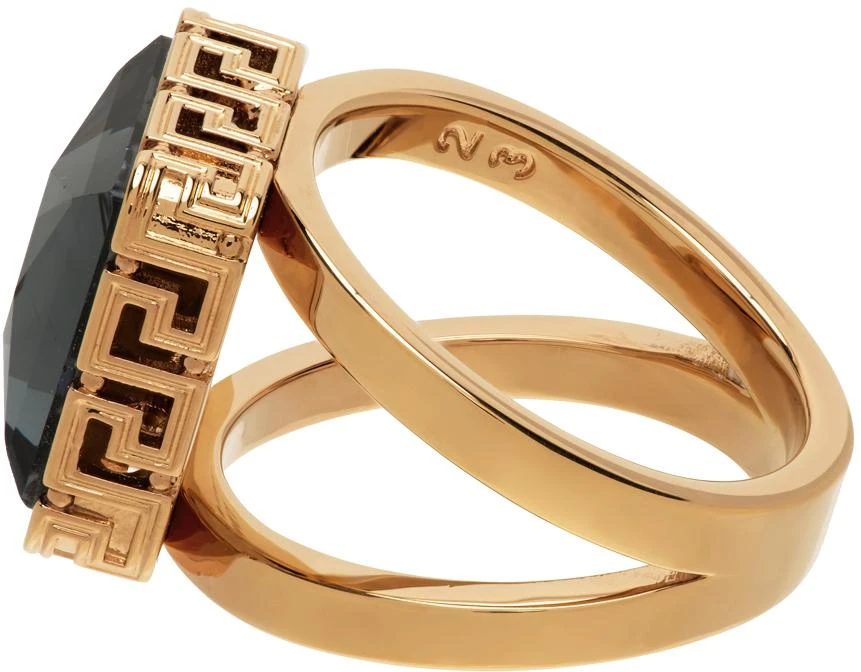 商品Versace|Gold Greca Gem Ring,价格¥1440,第3张图片详细描述