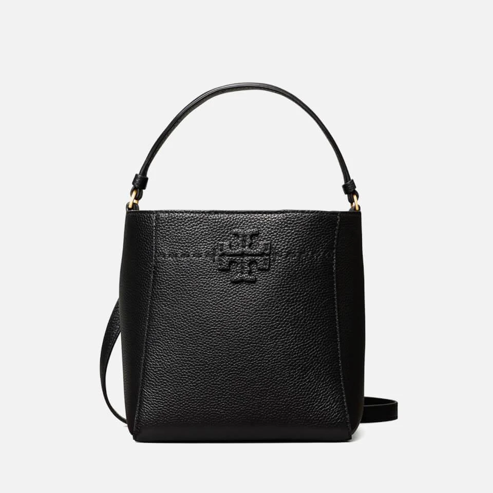 商品Tory Burch|Tory Burch Women's Mcgraw Small Bucket Bag - Black,价格¥3108,第1张图片