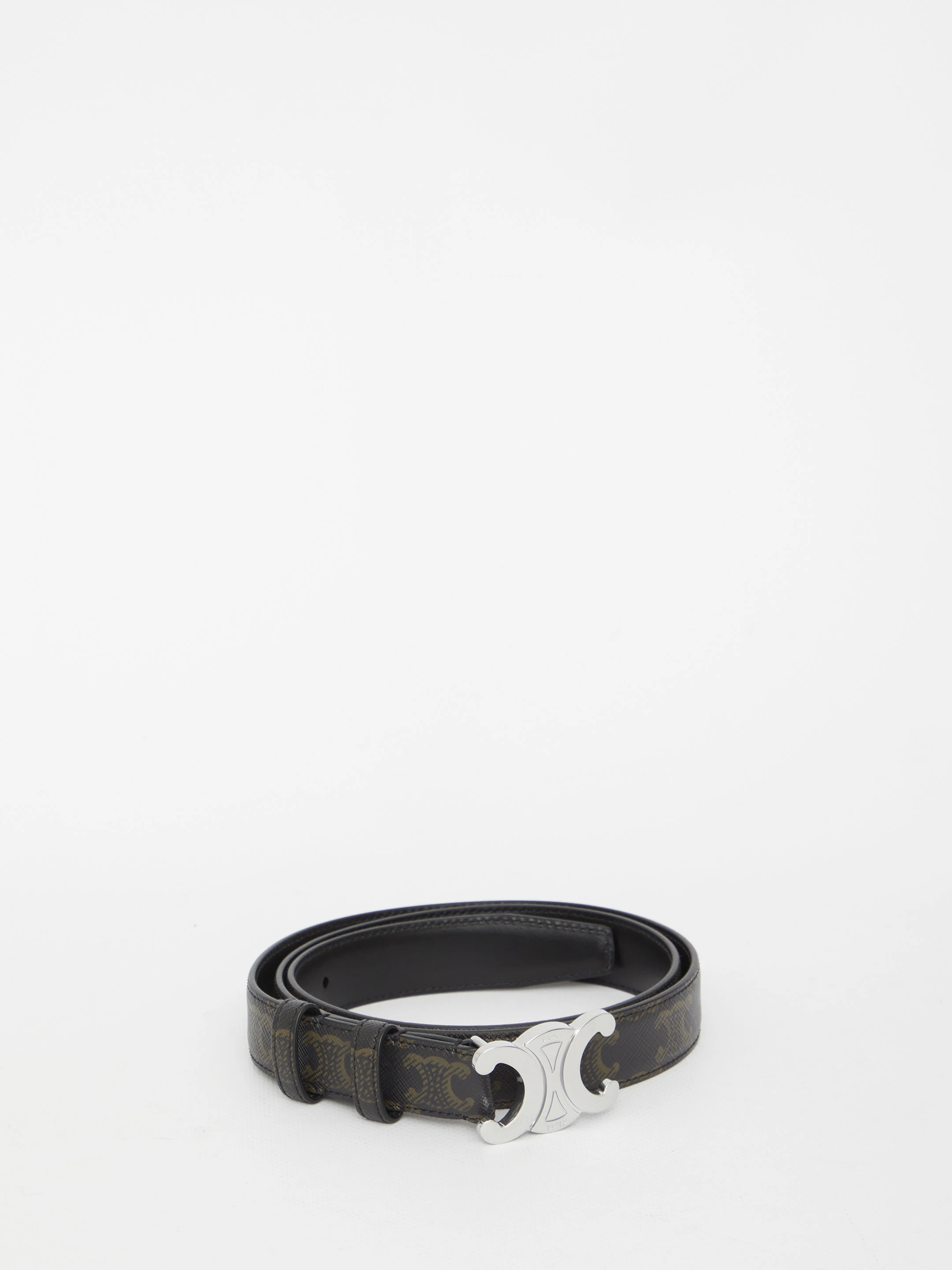 商品Celine|Celine 男士腰带 45AKA2ACO38SI-2 黑色,价格¥4595,第1张图片