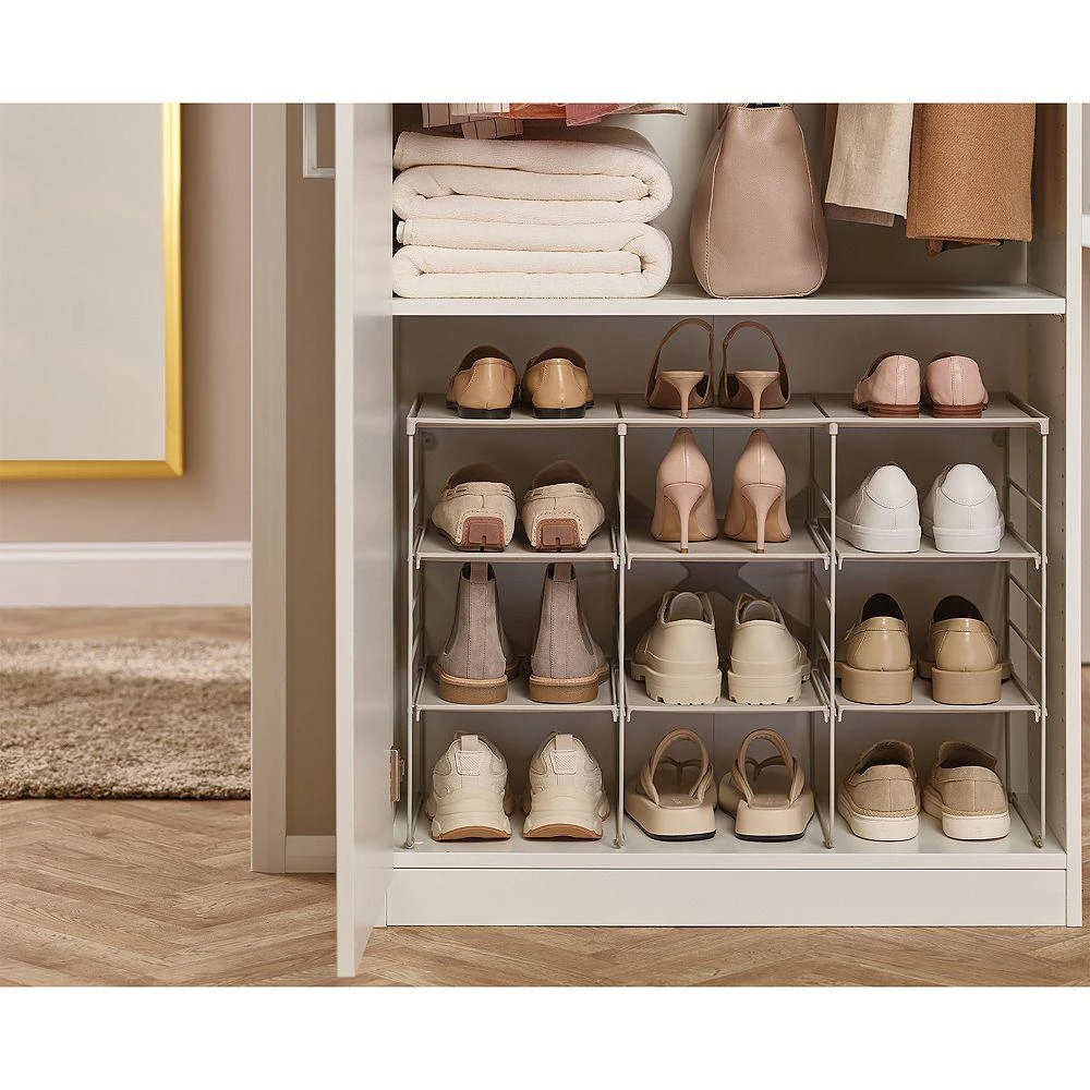 Level Plus Adjustable Shoe Rack, Stores 12 Pairs 商品
