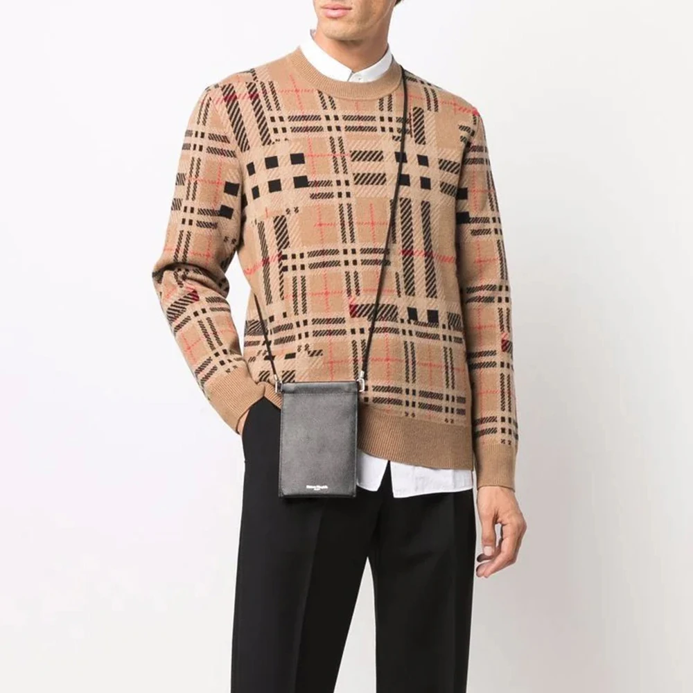 BURBERRY 米黄色男士针织衫/毛衣 8045523 商品