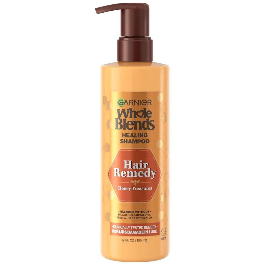 商品Garnier Whole Blends|Sulfate Free Remedy Honey Shampoo for Dry to Very Dry  Hair,价格¥64,第1张图片