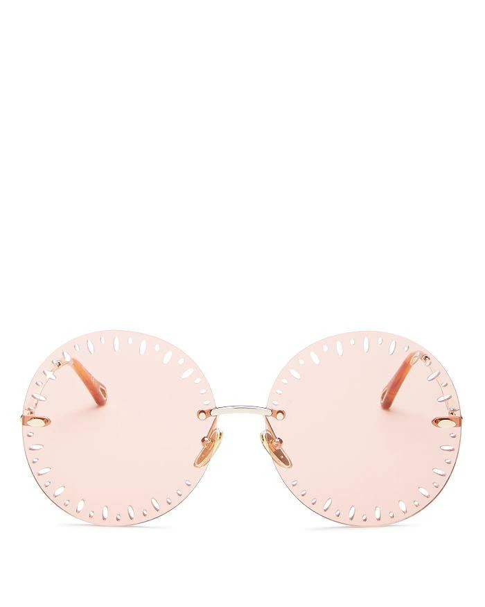 商品Chloé| Rimless Round Sunglasses, 63mm,价格¥2972,第1张图片