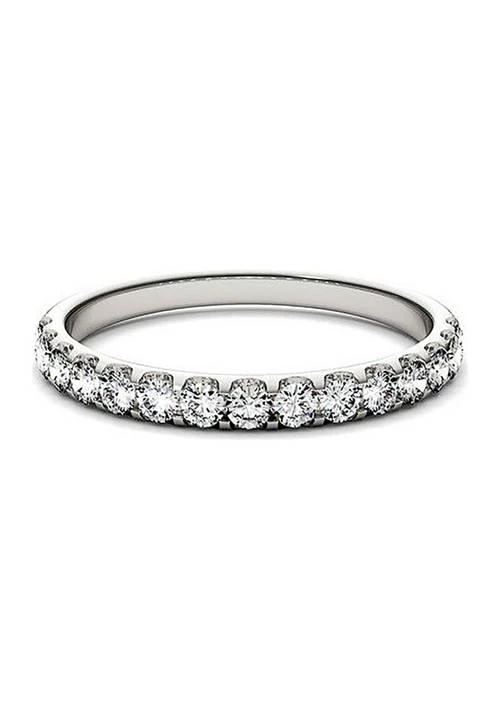 商品Charles & Colvard|Colvard Charles Colvard 0.45 Ct. T.w. Lab Created Moissanite Wedding Band,价格¥6192,第4张图片详细描述