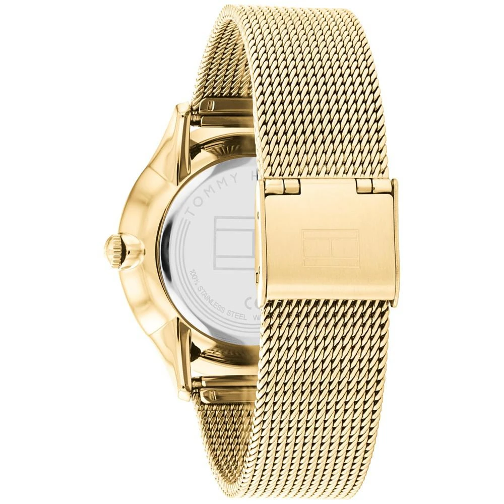 商品Tommy Hilfiger|Women's Gold-Tone Mesh Bracelet Watch,价格¥1465,第3张图片详细描述