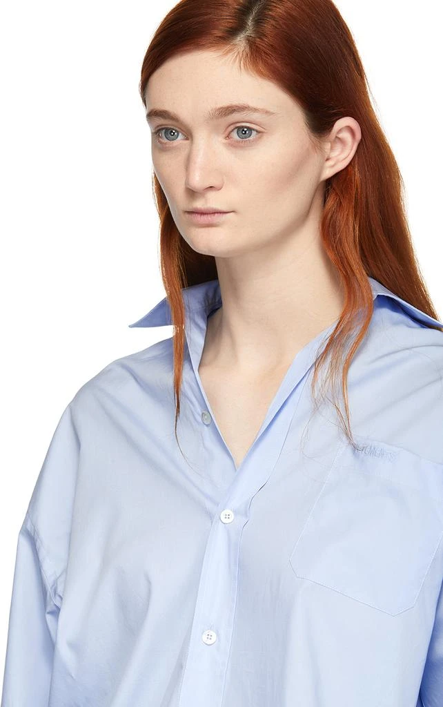 商品Vetements|Blue Small Collar Shirt,价格¥1995,第4张图片详细描述