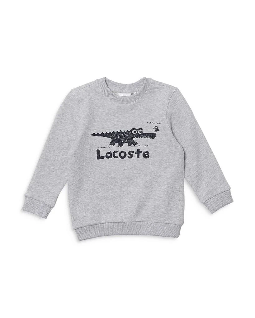 商品Lacoste|Unisex Crocodile Print Crew Sweatshirt - Little Kid, Big Kid,价格¥589,第1张图片