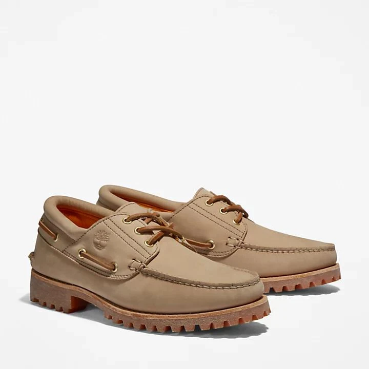 商品Timberland|Timberland® 3-Eye Lug Handsewn Boat Shoe for Men in Light Brown,价格¥1393,第4张图片详细描述