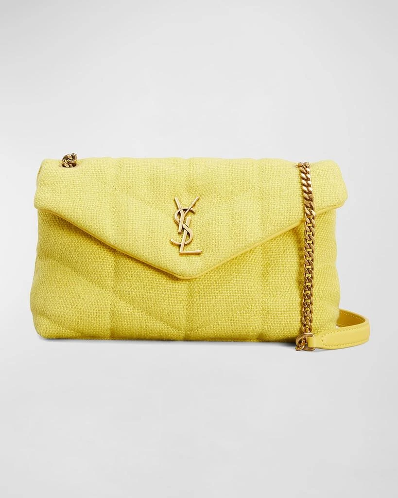 商品Yves Saint Laurent|YSL Toy Puffer Mini Canvas Crossbody Bag,价格¥16634,第1张图片