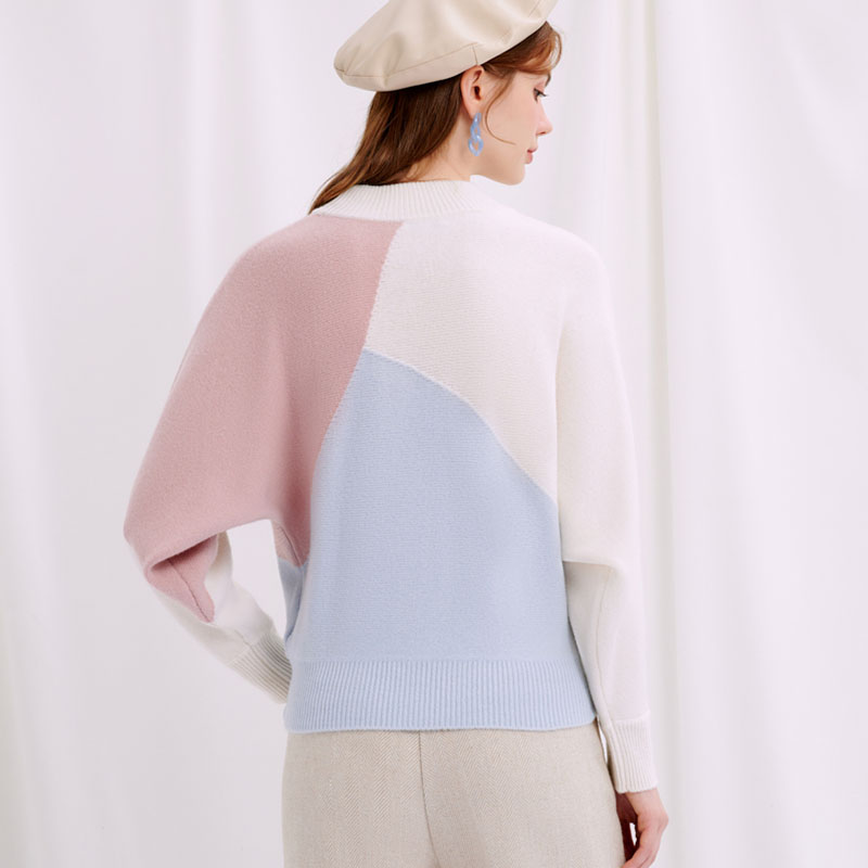 Astrid Wool Sweater - Colorblock | Astrid羊毛毛衣 - 拼色商品第7张图片规格展示