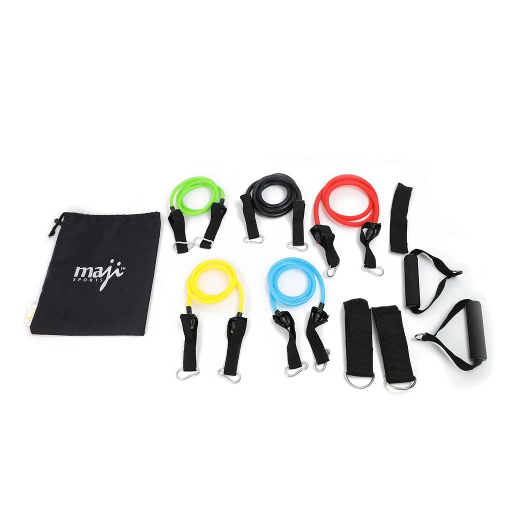 商品Maji Sports|Full Body Workout Max Resistance Tube Kit,价格¥481,第1张图片