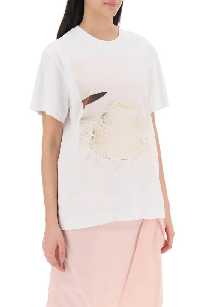 商品Simone Rocha|Cutting Cake Crew-Neck T-Shirt,价格¥1019,第2张图片详细描述