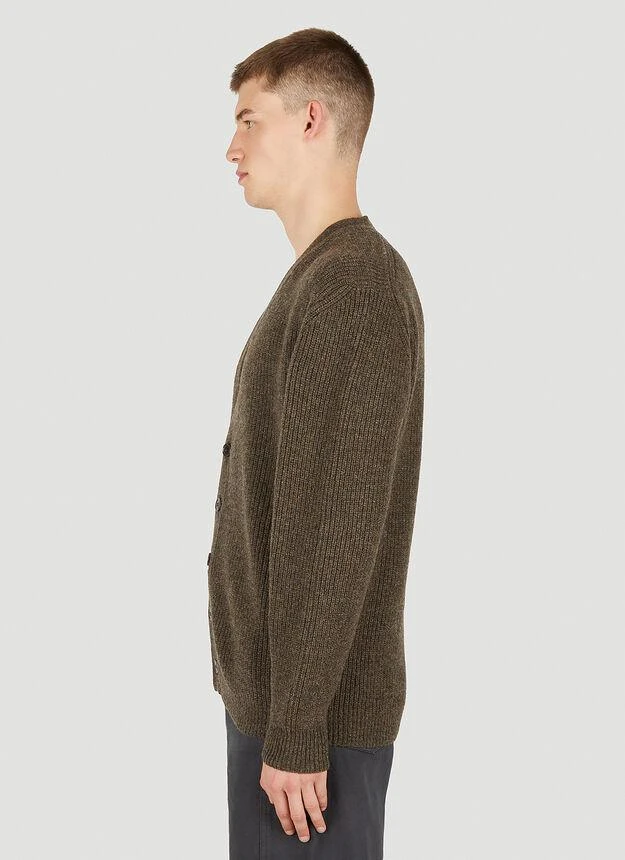 商品Lemaire|V-Neck Cardigan in Brown,价格¥2182,第3张图片详细描述