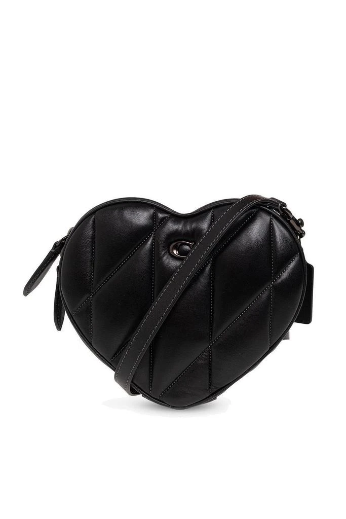 商品Coach|Coach Heart Logo Plaque Quilted Crossbody Bag,价格¥2048,第1张图片