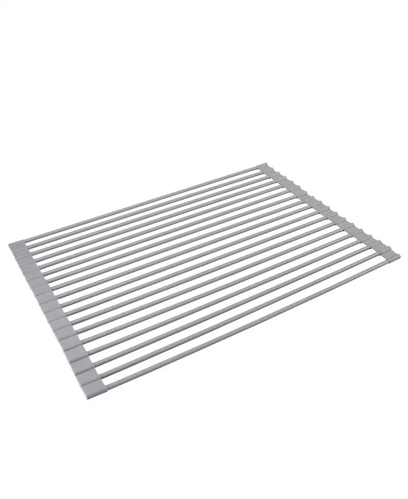 商品Kitchen Details|Silicone Coated Roll Up Over The Sink Drying Rack,价格¥155,第1张图片