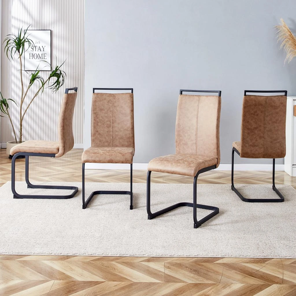 商品Streamdale Furniture|Streamdale Modern Dining Chairs,价格¥4024,第5张图片详细描述