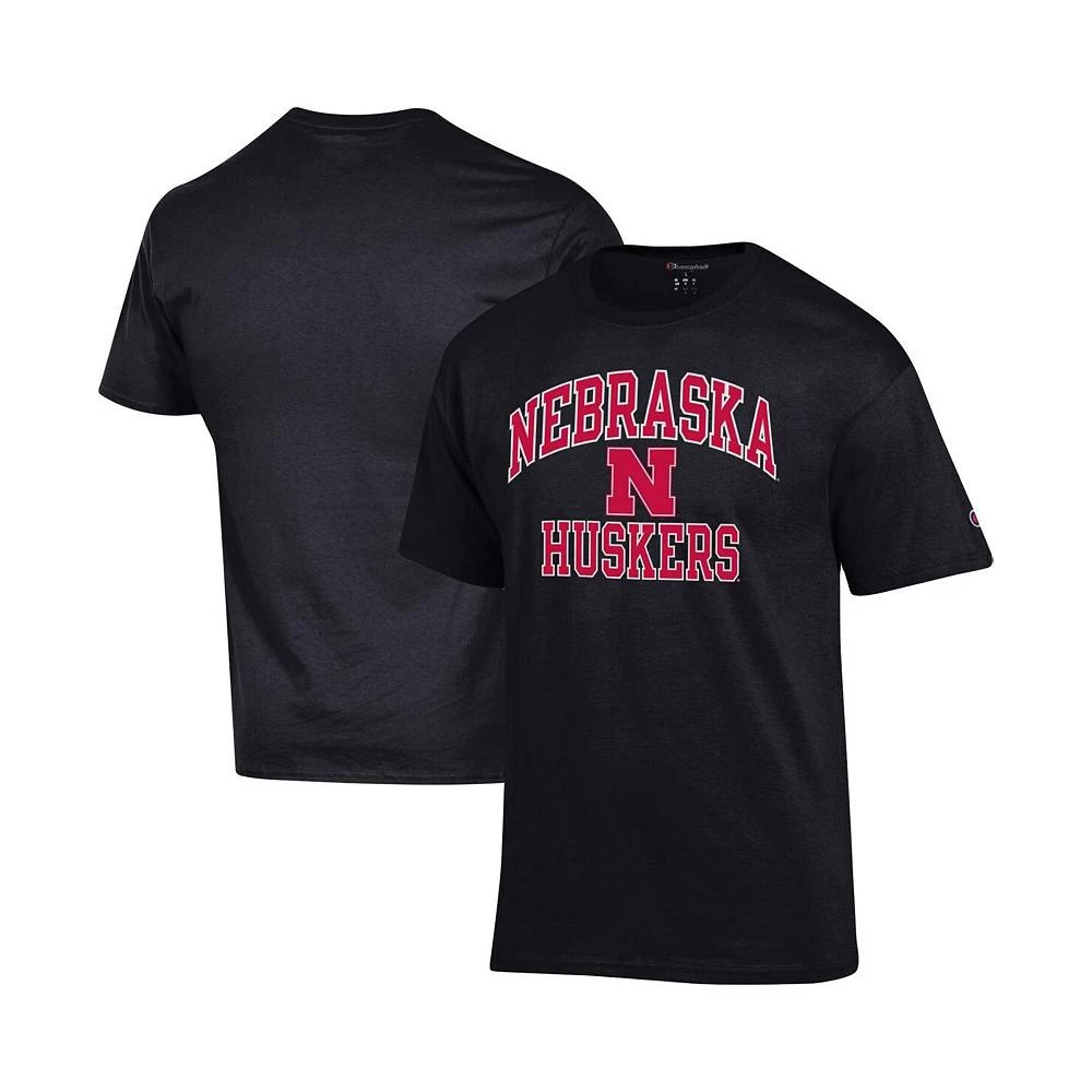 商品CHAMPION|Men's Black Nebraska Huskers High Motor T-shirt,价格¥207,第1张图片