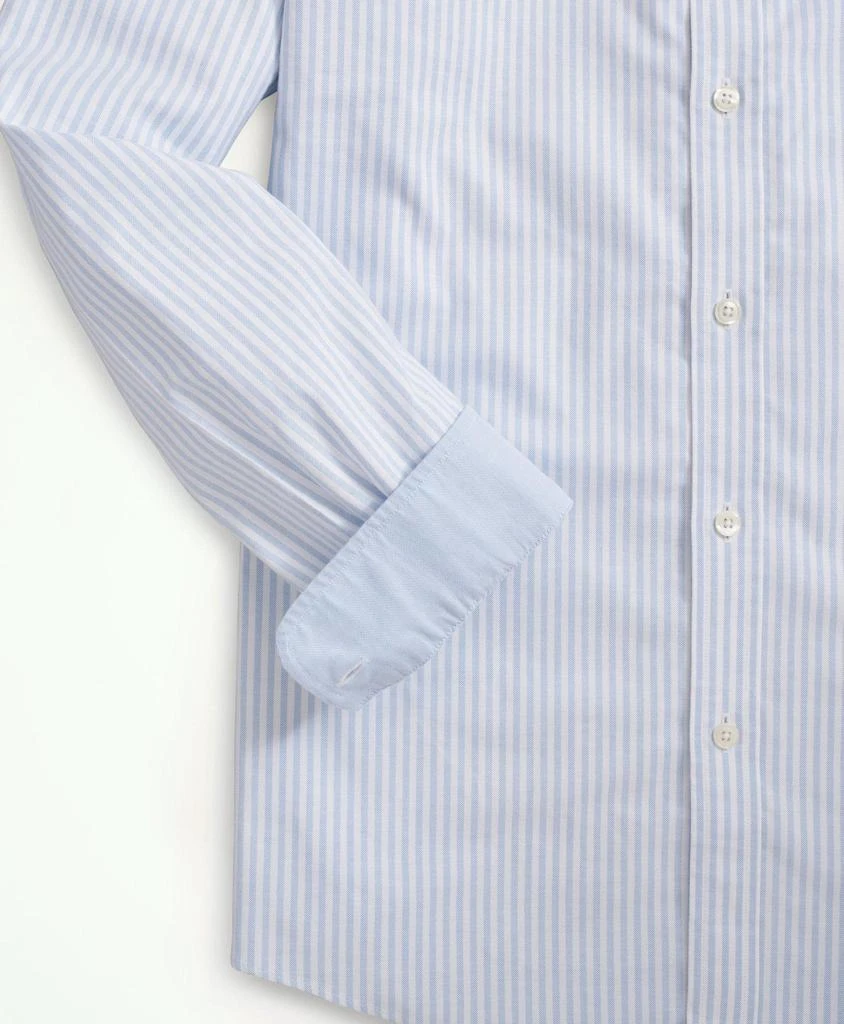 商品Brooks Brothers|Stretch Non-Iron Oxford Button-Down Collar, Bengal Stripe Sport Shirt,价格¥625,第3张图片详细描述